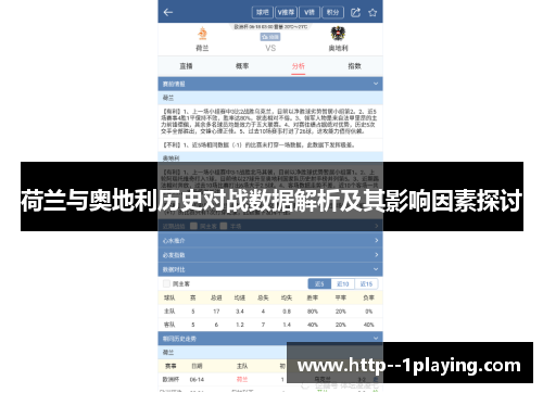 荷兰与奥地利历史对战数据解析及其影响因素探讨